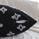 Axyaa 30x50 Black Cushion Covers for Sofa, Chair, and Bed Decor