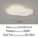 Axyaa Cloud LED Chandelier: Modern Iron Art Ceiling Lamp for Home Decor