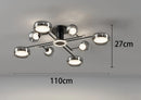 Axyaa Modern Ceiling Lamp LED Lights for Living Room Indoor Lighting