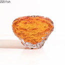 Axyaa Amber Glass Vase Hydroponics Flower Pots Modern Decor Floral Arrangement