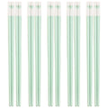 Axyaa Love Chopsticks Set - Colorful Korean Sushi Alloy Non-Slip Reusable with Storage Box