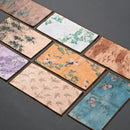 Axyaa Chinese Painted Tea Napkin Tea Ceremony Towel Placemat Set