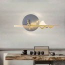 Axyaa Scandinavian Bedroom Wall Lamp Minimalist Luxe Living Room Wall Light