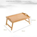 Bamboo Mini Dining Table for Breakfast & Dessert, Axyaa Living Room Bedroom Essential