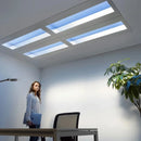 Axyaa Blue Sky Light Ceiling Lamp for Bathroom Indoor Decor, Kids Room, Kitchen - Natural Lighting Surface Chandelier