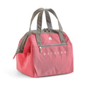 Axyaa Candy Color Nylon Tote Lunch Cooler Bag with Multiple Pockets