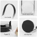 Axyaa Rechargeable Metal Table Lamp | Dimmable Wireless Bedside Light