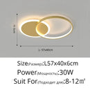 Axyaa Nordic LED Ceiling Chandelier for Living Room Bedroom Restaurant Lighting