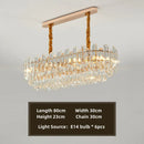 Axyaa Gold Crystal Chandeliers: Nordic Modern Luxury Lighting for Home Décor