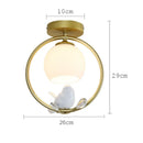 Axyaa Bird Ceiling Light Fixture for Nordic Corridor Bar Balcony at Home