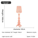 Axyaa Modern Glass Floor Lamp: Italian Minimalist Style for Living Room, Bedroom, and Study