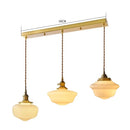 Axyaa Glass LED Pendant Light: Indoor Hanging Lamp Suspension Fixtures