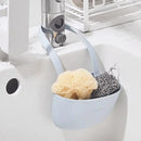 Axyaa Silicone Sink Holder Bathroom Storage Basket Sponge Soap Dish Bag