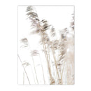 Nordic Reed Grass Landscape Canvas Wall Art Print for Living Room Decor by Axyaa