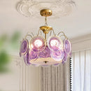 Axyaa Luxe Glass Pendant Light for Master Bedroom & Living Room