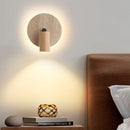 Axyaa Vintage LED Wall Lamps with Pull Chain Switch, Yellow Travertine Effect