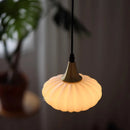 Axyaa Glass Pumpkin LED Pendant Light Hanging Lamp Pendant Lamp Copper E27