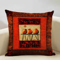 Axyaa African National Style Linen Cushion Cover 45x45cm for Sofa Decor and Artistic Home Decor