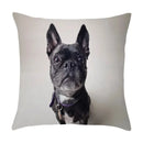 Axyaa Cute Pet Puppies Black and White Art Peach Skin Pillowcase