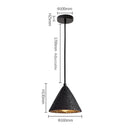 Axyaa LED Stone Pendant Lamps: Stylish Black Chandelier for Home and Hospitality Spaces