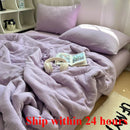 Axyaa Summer Double-Layer Yarn Xia Liang Quilt Set - 4-Piece