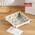 Axyaa PU Leather Desktop Organizer Tray for Home Decor and Storage