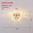 Axyaa Dandelion Crystal Pendant Lamp - Modern & Simple Ceiling Light for Room Decoration