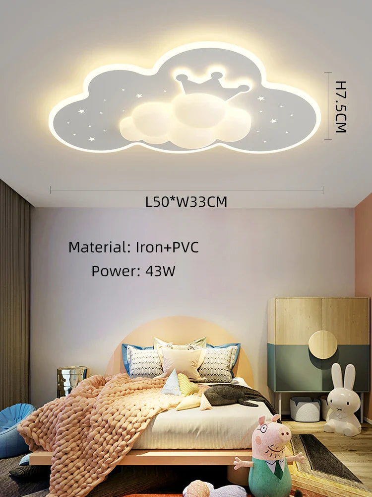 Axyaa Bubble LED Ceiling Light - Bedroom Decor Chandelier for Girl's Room