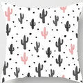 Axyaa Tropical Cactus Potted Pillowcase for Home and Office Decor