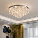 Axyaa LED Crystal Ceiling Light: Modern Style, Energy Efficient Lighting for Home Decor