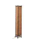 Axyaa Bamboo Curtain Floor Lamp LED Art Decor for Living Room Teahouse Office