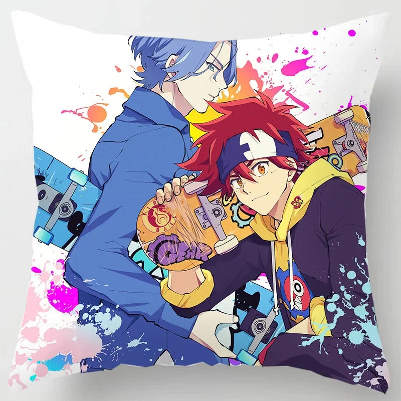 Axyaa SK8 Reki Kyan Miya Langa Pillow Case - Home Decor Cartoon Throw Pillowcases