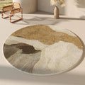 Axyaa Smudged Marble High-End Luxury Carpet: Fluffy Soft Rug for Living Room, Bedroom & More