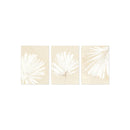 Beige Palm Leaf Prints Set, Boho Abstract Decor, Minimalist Tropical Art, Frameless Wall Decor, Axyaa