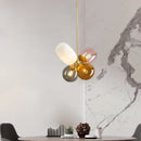 Axya Nordic Glass Chandeliers Colorful Balloon Design for Bedroom Dining Room