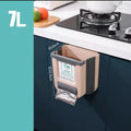 Axyaa Hanging Kitchen Trash Can - Creative Storage Solution for Cabinets