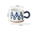 Axyaa Hand-painted Ceramic Mug 400ML Large Capacity Drinking Cup
