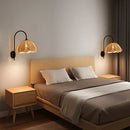 Axyaa Nordic Style Flower Wall Lamp for Small Bedroom, Black Pendant Light
