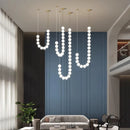 Axyaa Modern LED Pendant Light Chandeliers for Living Room Dining Room Indoor Lighting