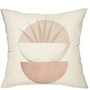 Geometric Leaf Pattern Pillow Cover for Bohemian Home Decor - Axyaa