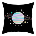 Axyaa Moon Astronaut Rocket Sofa Pillow Cover Cushion Polyester Throw TestCase