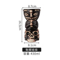 Axyaa Tiki Zombie Cocktail Glass, Creative Ceramic Bar Cup, Large Beer Mug, Skeleton Design