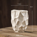 Axyaa Retro Ceramic Pleated Mug for Coffee and Milk Drinking