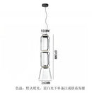 Modern Nordic Chandelier for Dining Room by Axyaa - Glass Jars Led Pendant Light