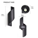 Axyaa LED Wall Light Indoor Outdoor 12W IP65 Waterproof Up Down Decorative Wall Lamp