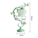 Axyaa Rose Flowers Table Lamp Modern Standing Desk Light for Home Decor