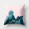 Axyaa Cactus Plants Pattern Cushion Cover Throw Pillow for Sofa Chairs