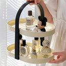 Axyaa Desktop Cosmetics Shelf with Handle, Organiser for Dresser and Bathroom