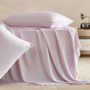 Axyaa Mulberry Silk Flat Bed Sheet – Ultra Soft Luxury Top Sheets Bed Linen