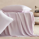 Axyaa Mulberry Silk Flat Bed Sheet | Ultra Soft Luxury Top Sheet Bed Linen